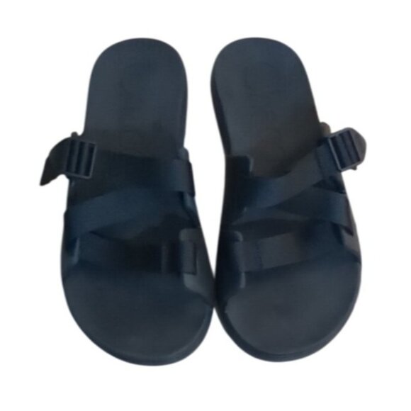 Chaco Chillos sz 11 Men's Slide Sandal, Black, flip flop adjustable - Picture 9 of 9
